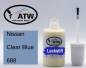 Preview: Nissan, Clear Blue, 688: 20ml Lackstift, von ATW Autoteile West.